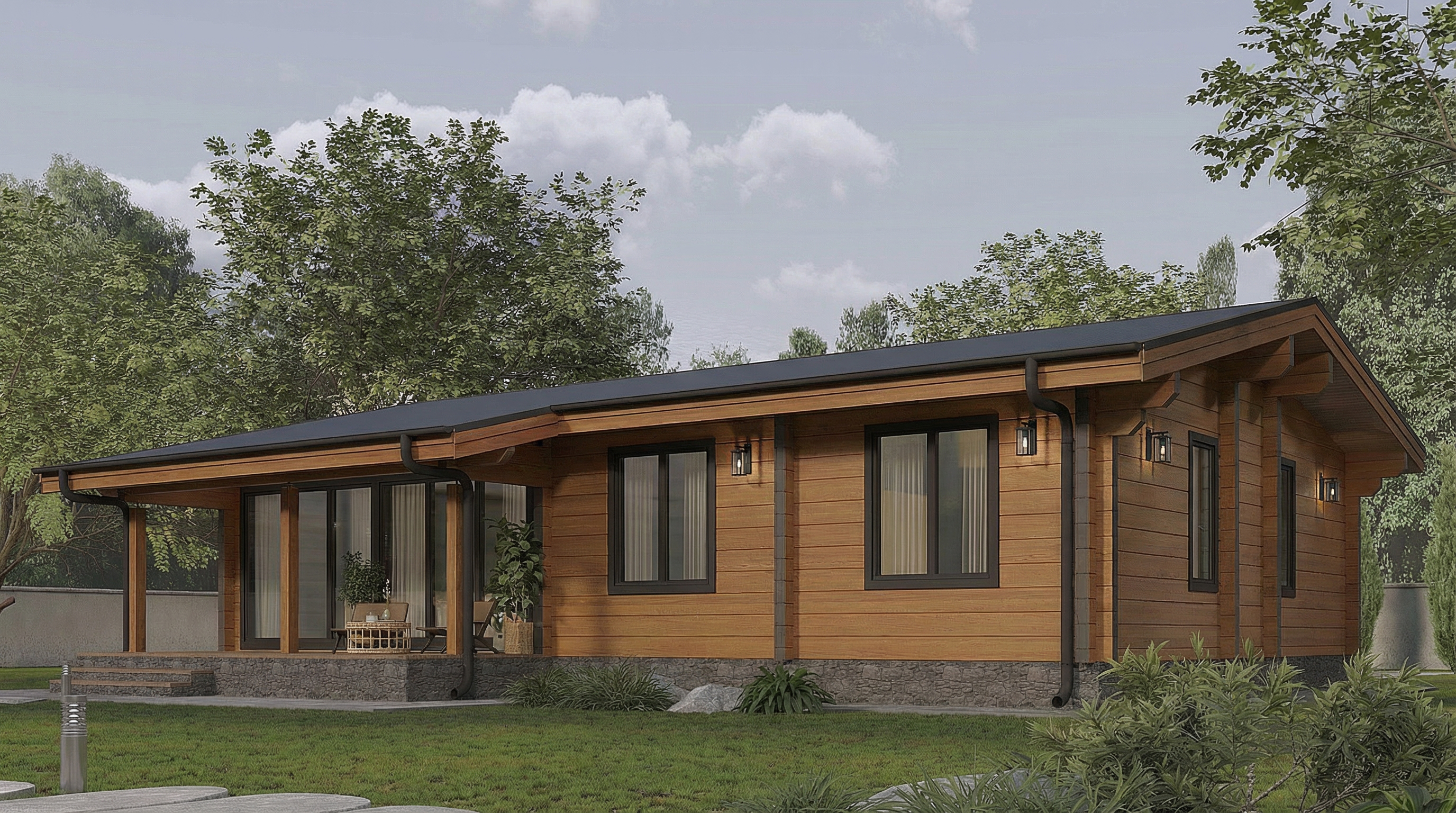 Дом из клееного бруса VZ-415